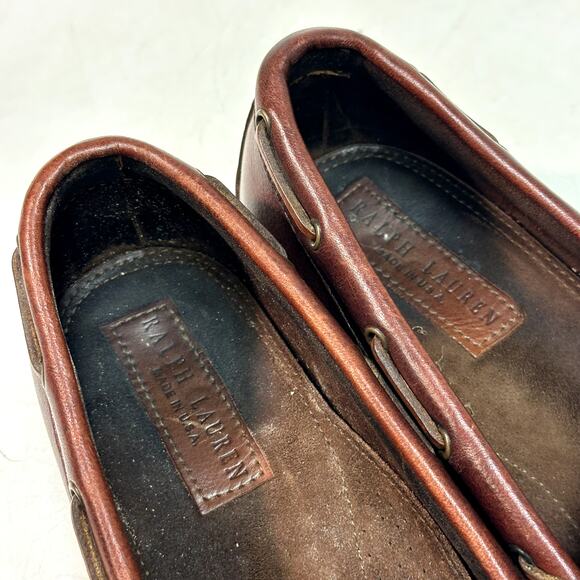 NEW HEELS Rancourt & Co. x Ralph Lauren Camp Loafer Moc Made in Maine, USA 9.5 - Picture 9 of 13